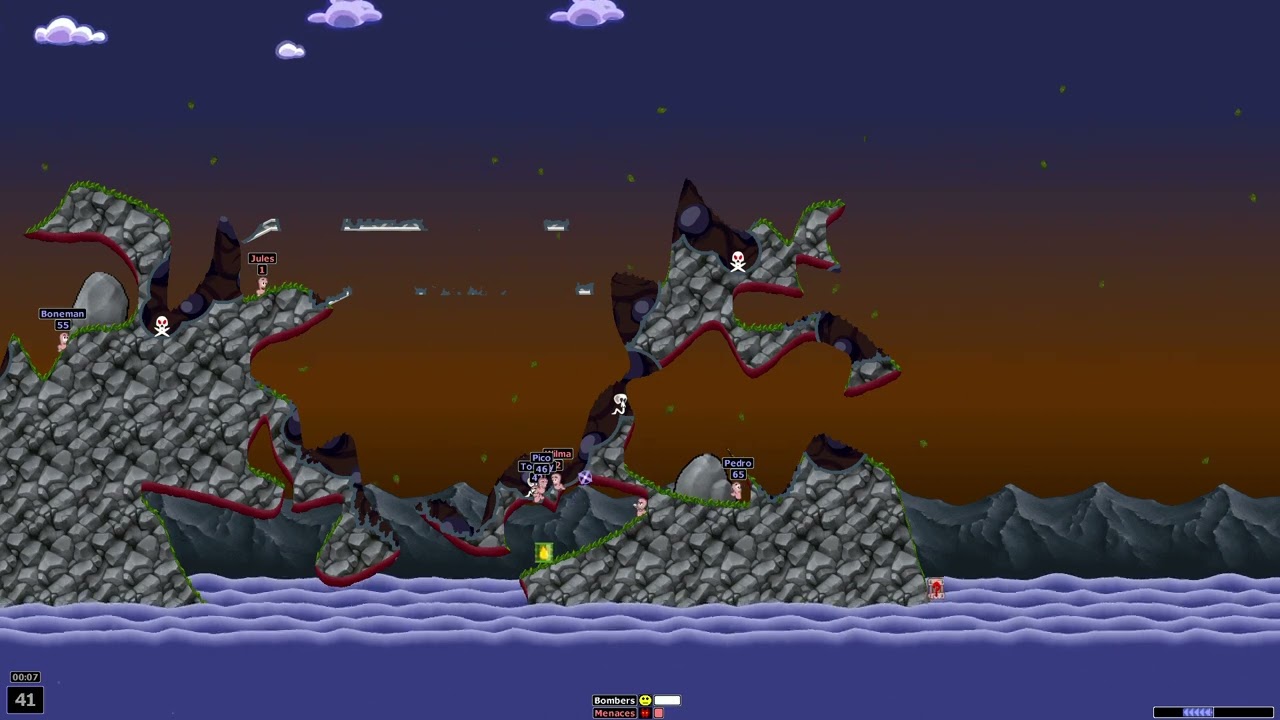 Worms Armageddon | Menaces vs Bombers (League Three, Round Fourteen)