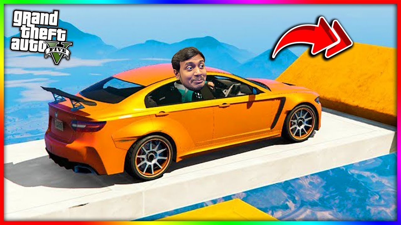 GTA 5 STUNT PARKOUR RACE