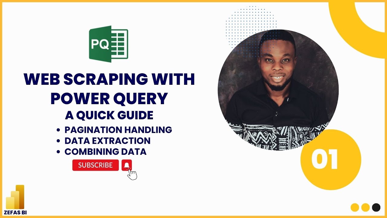 Web Scraping with Power Query - Handling Pagination - Data Extraction - Combining Data