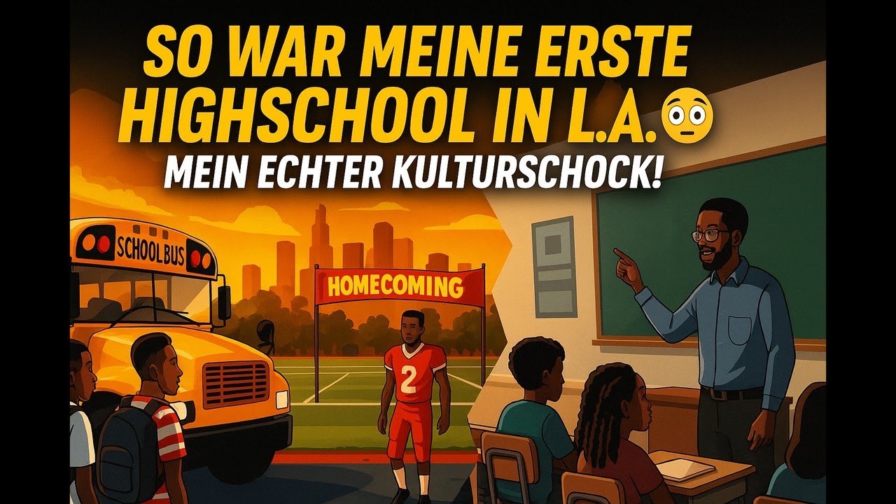 So war meine erste Highschool in L.A. 😳 Mein echter Kulturschock!