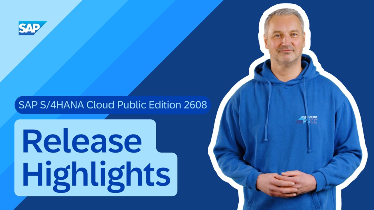 Что нового в SAP S/4HANA Cloud Public Edition 2608 | Обзор релиза и инновации в области ИИ