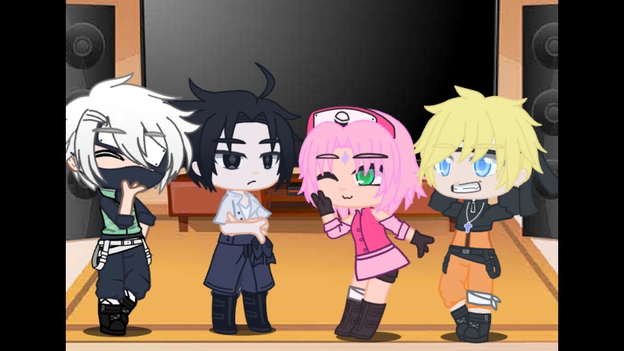 El equipo 7 reacciona a el rap de Naruto (contra todo) primera parte//Gacha club