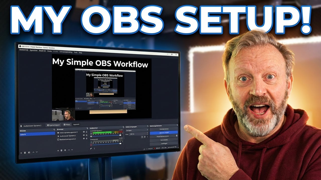 My Recording Workflow with OBS Studio (Screen, Camera & Greenscreen)