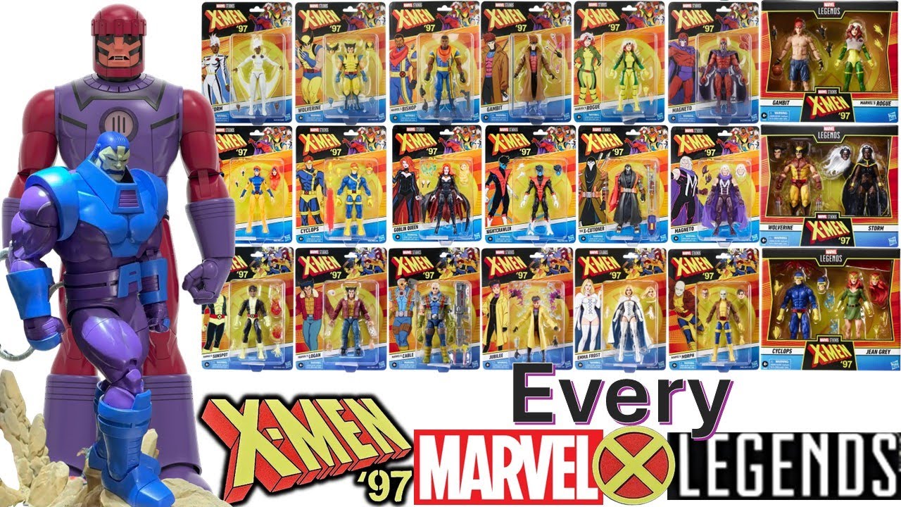 Все фигурки из серии X-Men '97 - Сравнительный список Marvel Legends