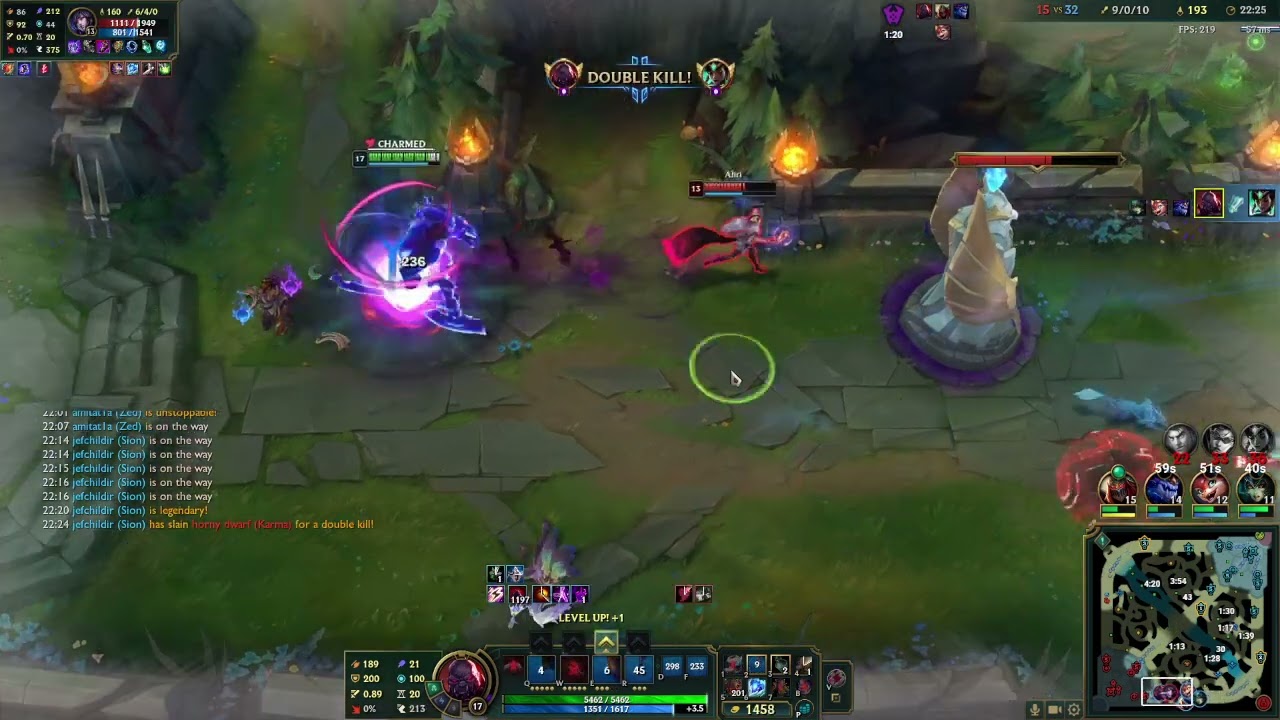 sion drifting gone wrong colliding with all enemy team