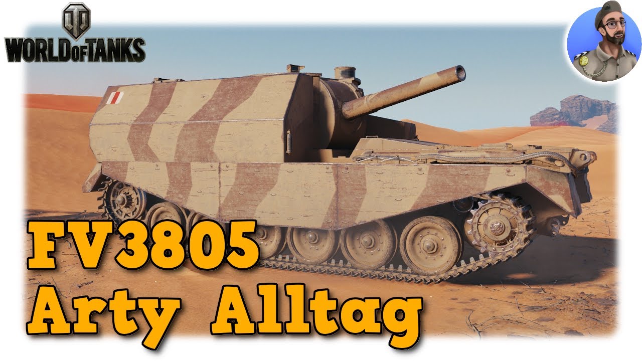 World of Tanks - FV3805 - Arty Alltag auf Tier 9