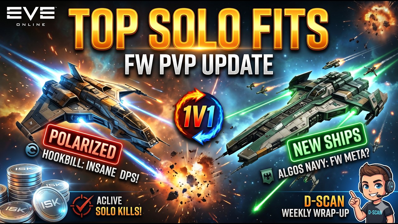 EVE Online Faction Warfare: Top Solo PvP Fits (Algos Navy Issue, Polarized Hookbill & Gnosis!)