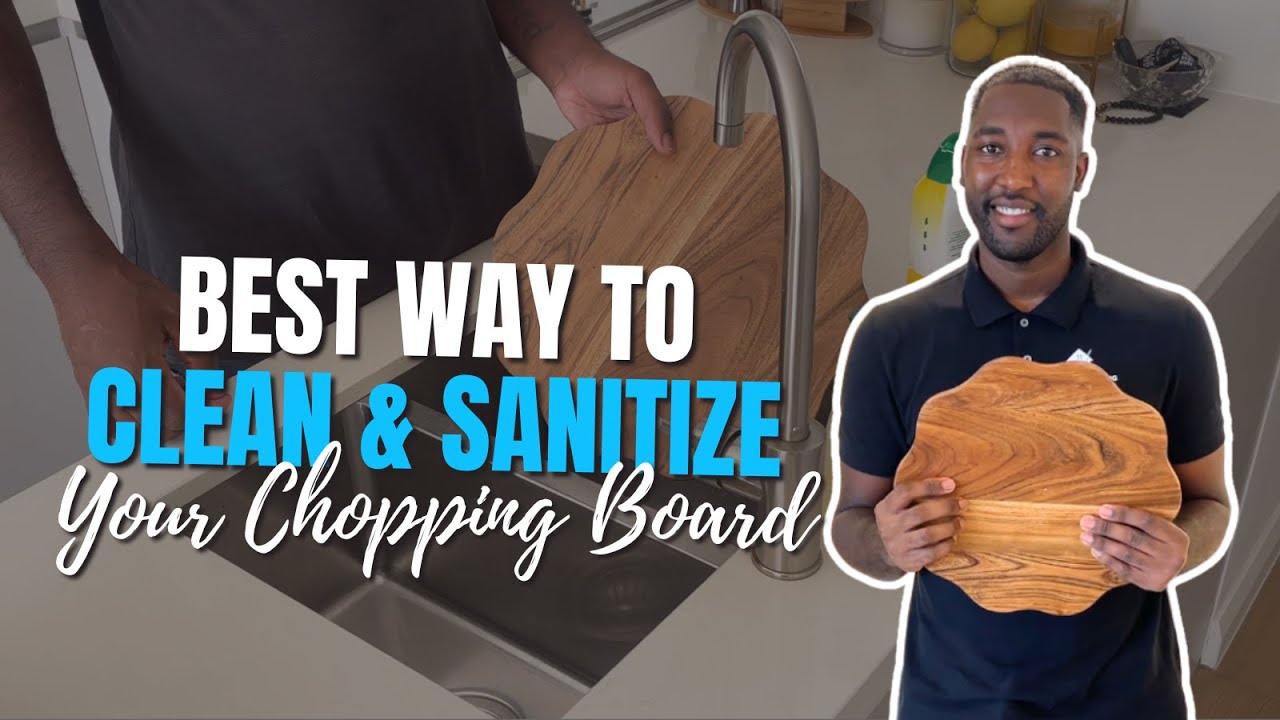 Clean Your Cutting Board Like a PRO with Simple Sanitizing Techniques