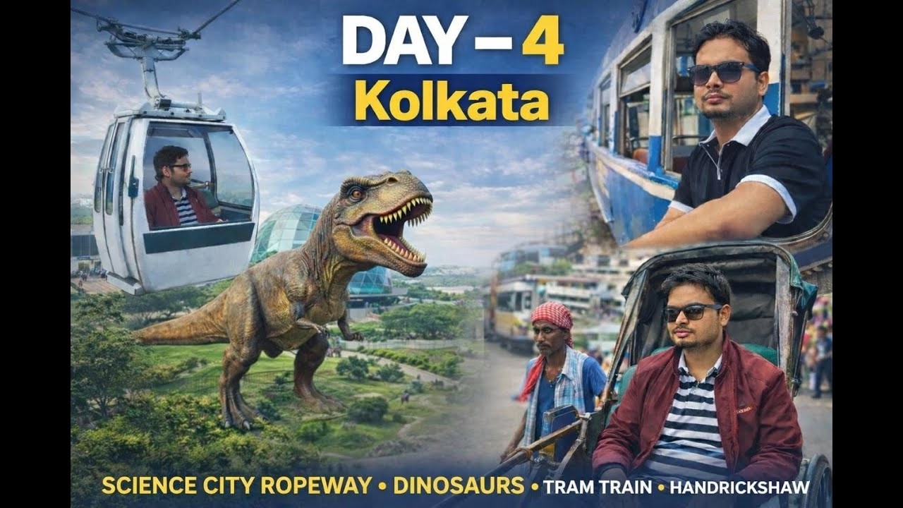 DAY  -- 4  Explore Kolkata  Science City & Tram Train #kolkatavlog  #kolkatavlog #youtubeshorts