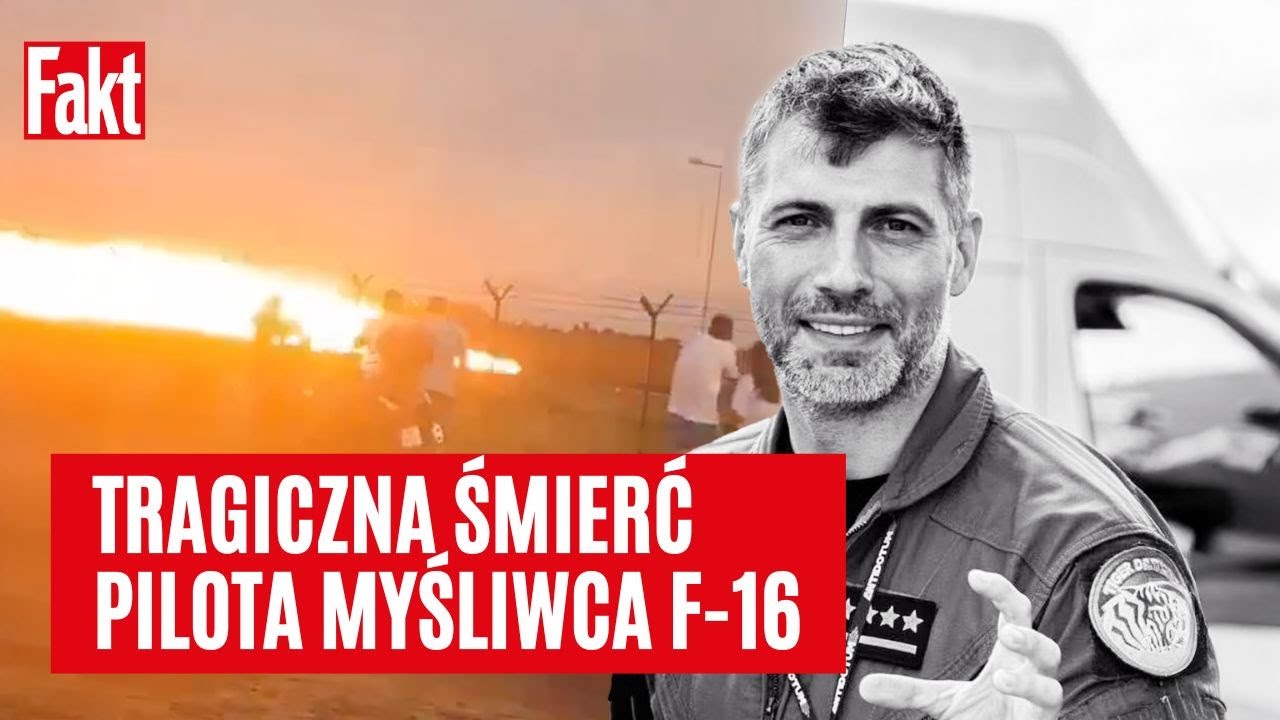 Dramatyczny wypadek polskiego F-16. Pilot rozbił się trenując do pokazu akrobatycznego w Radomiu