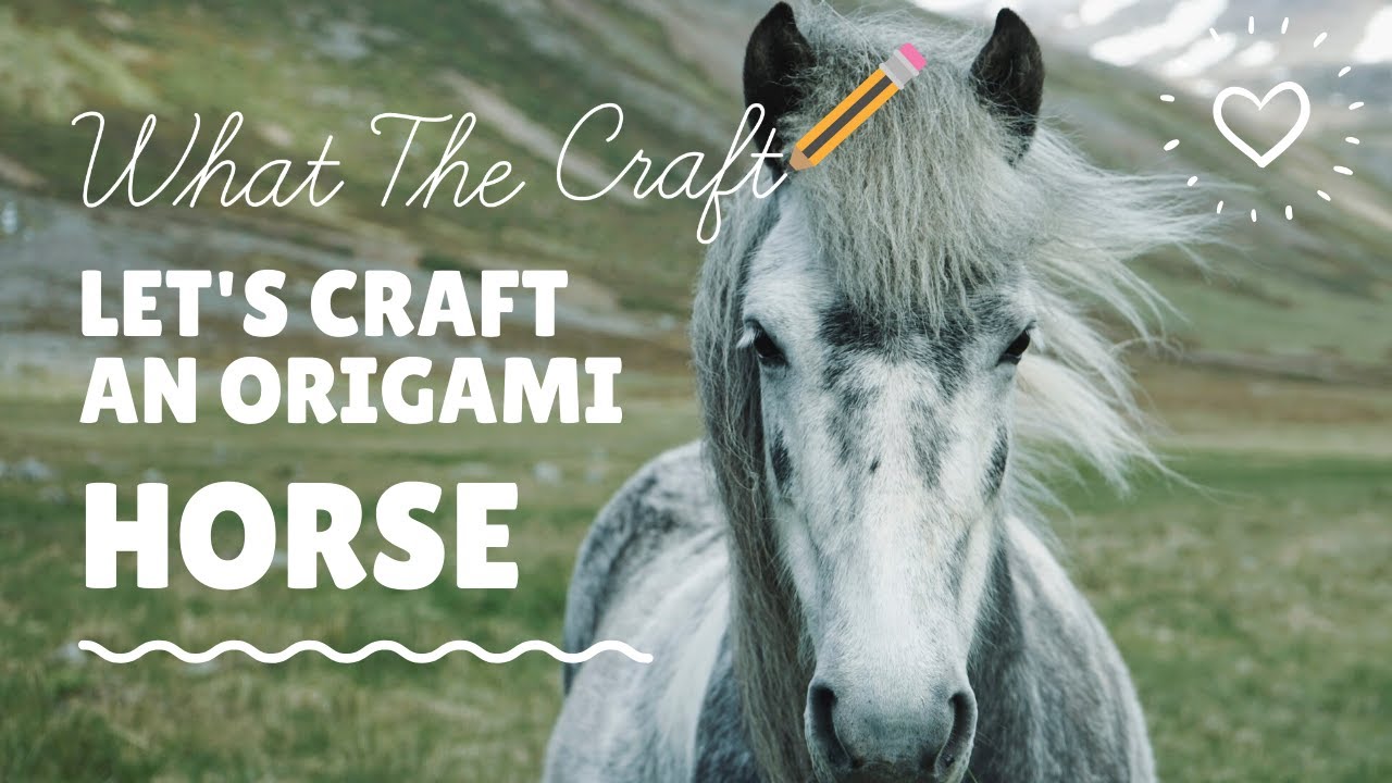 Origami Horse Tutorial - DIY - Paper