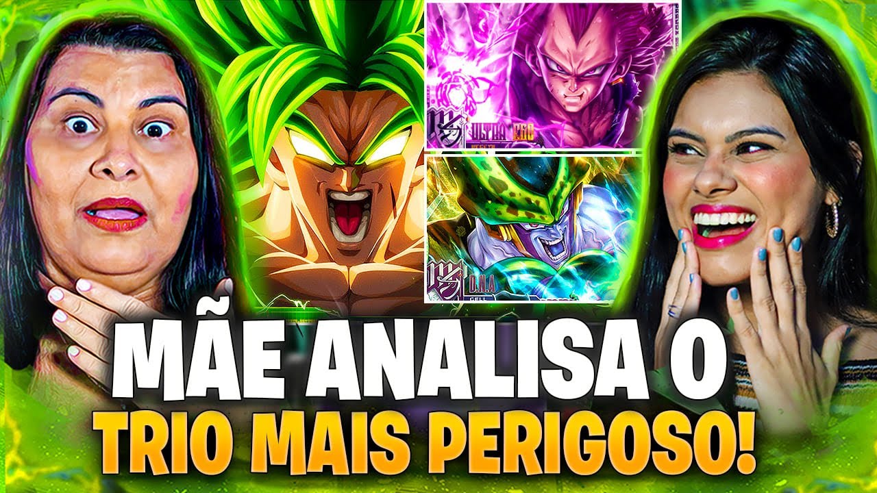 MÃE CRISTÃ REAGE BROLY, CELL & VEGETA! 😱 | M4rkim