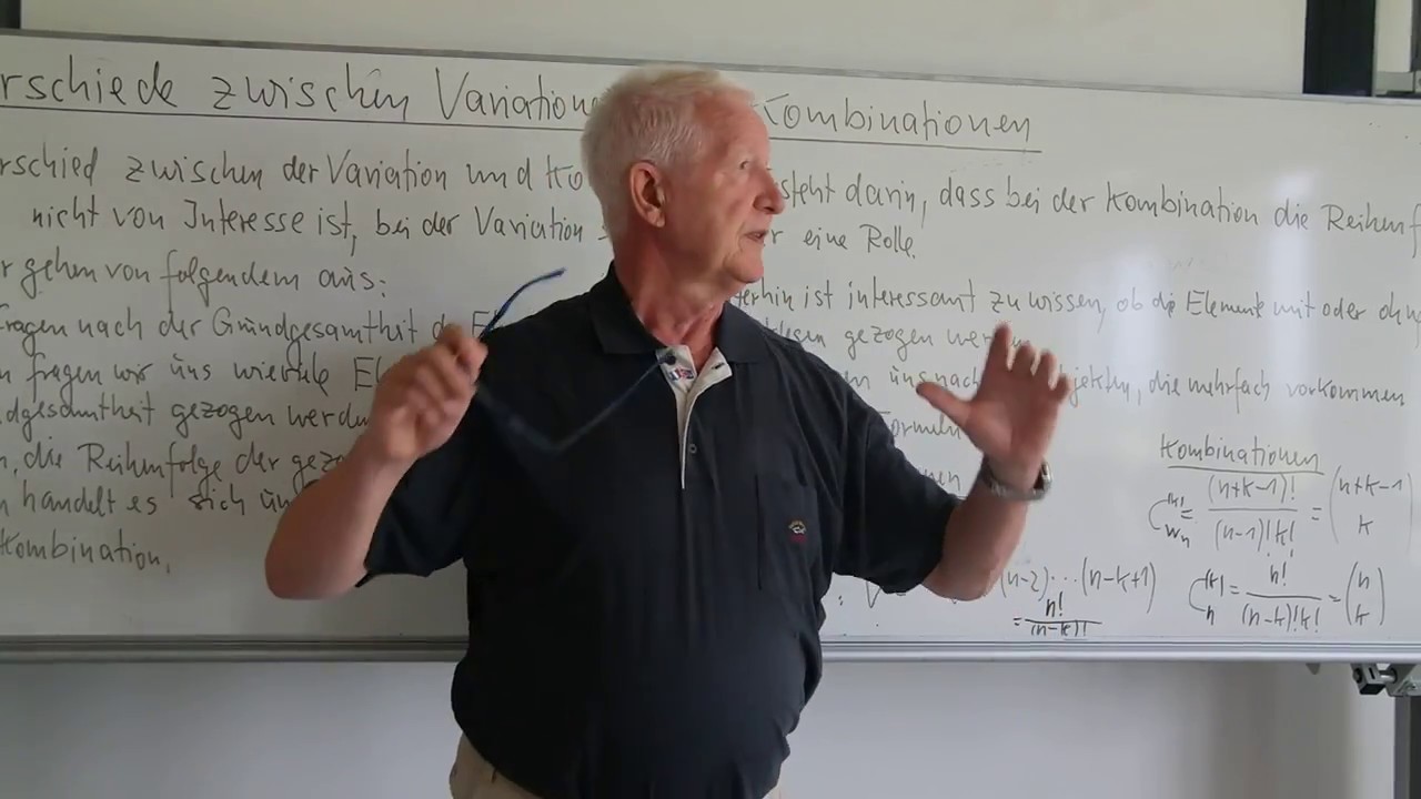 Unterschied zwischen Variation und Kombination