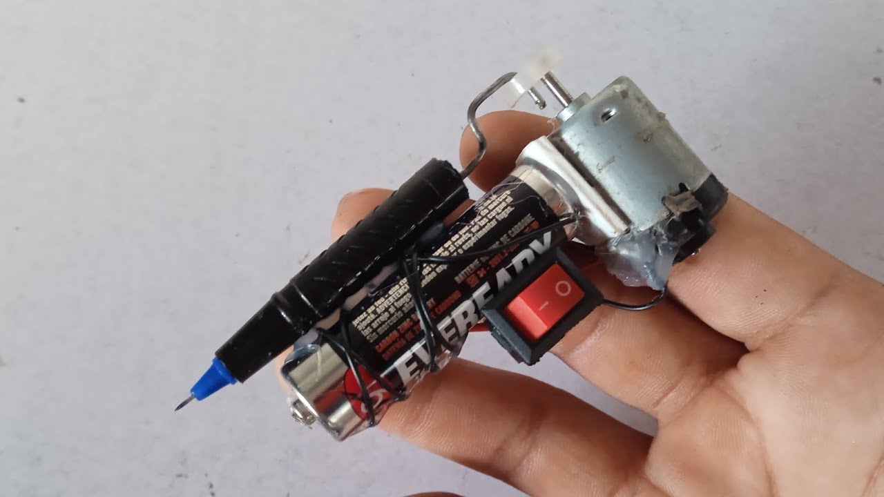 How to make a mini tattoo machine at home 2025 @SLfirst-x8w #tattoo #tattoo machine #howtomake #diy