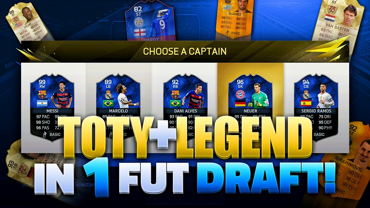TOTY + LEGEND IN 1 FUT DRAFT!