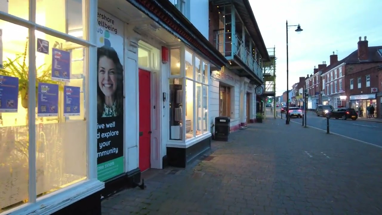 An Evening Walk Around Pershore Town & Abbey, Worcestershire, UK 12th April 2024 
