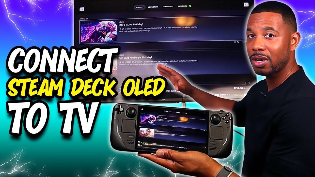 Как подключить Steam Deck OLED к телевизору (вам не нужна док-станция, только этот провод…)