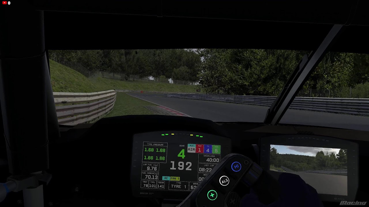 Sim racing with Corbin
