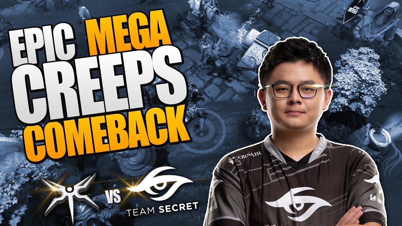 Dota 2 #TI9 MEGA CREEP COMEBACK - Secret vs Mineski - THE INTERNATIONAL 9