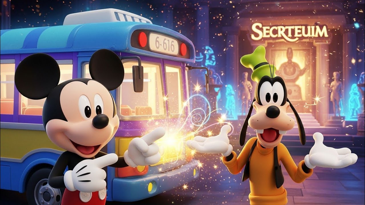 Mickey & Goofy Enter a Secret Museum 🏛️✨ Fun Cartoon for Kids