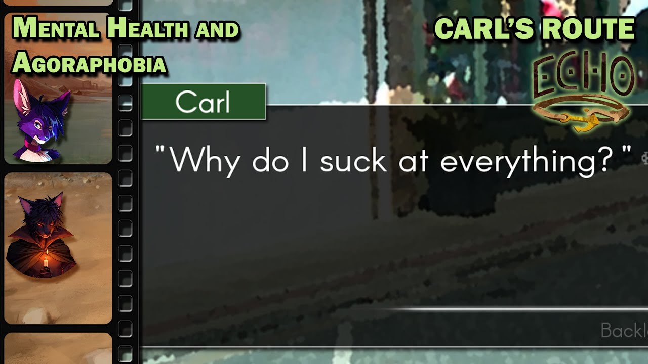 #agoraphobia and #mentalhealth in Carl's route in #echoproject feat: Fen and @terrycandlestick1921