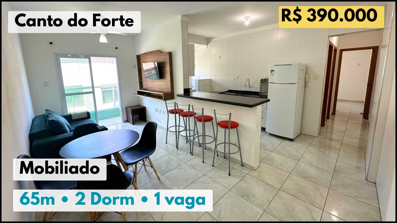 #746 VENDIDO ✅ Oportunidade de investimento em Praia Grande - Canto do Forte (2 Dormitórios)