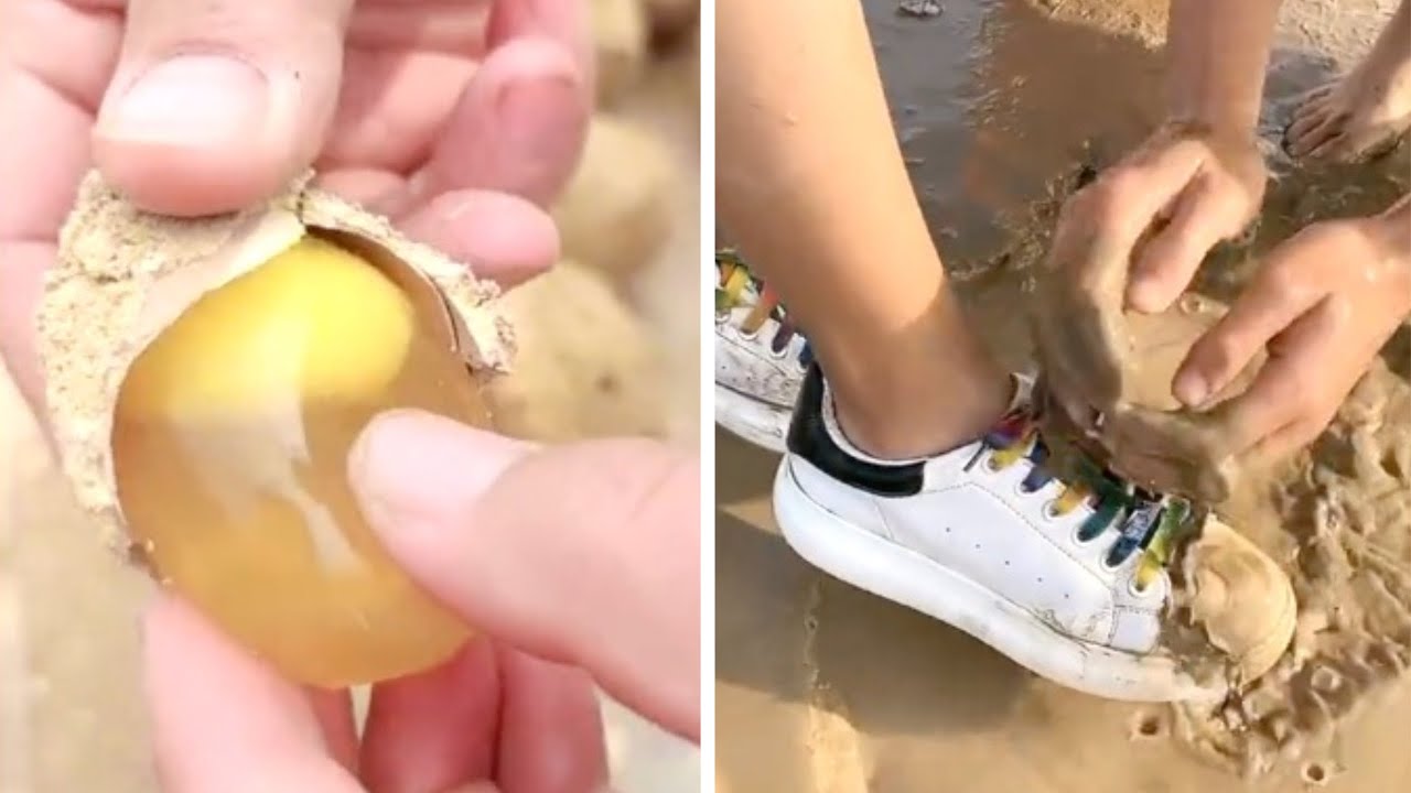 Oddly Satisfying Mud Videos #Shorts