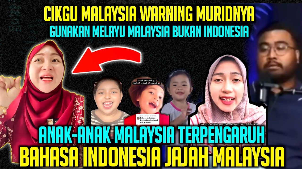 CIKGU MALAYSIA MARAH !! PERINGATKAN MURID YANG GUNAKAN BAHASA INDONESIA DI SEKOLAH