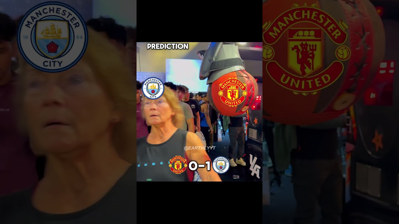 Man city vs united prediction 🥶 #premierleague