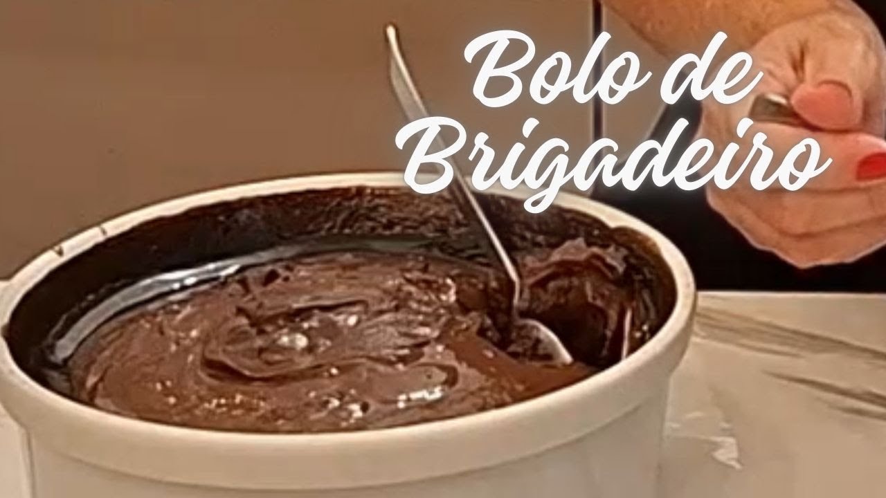 Bolo de Brigadeiro de Chocolate