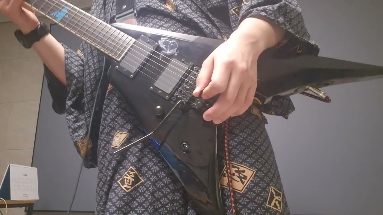 Roselia - fire bird guitar cover