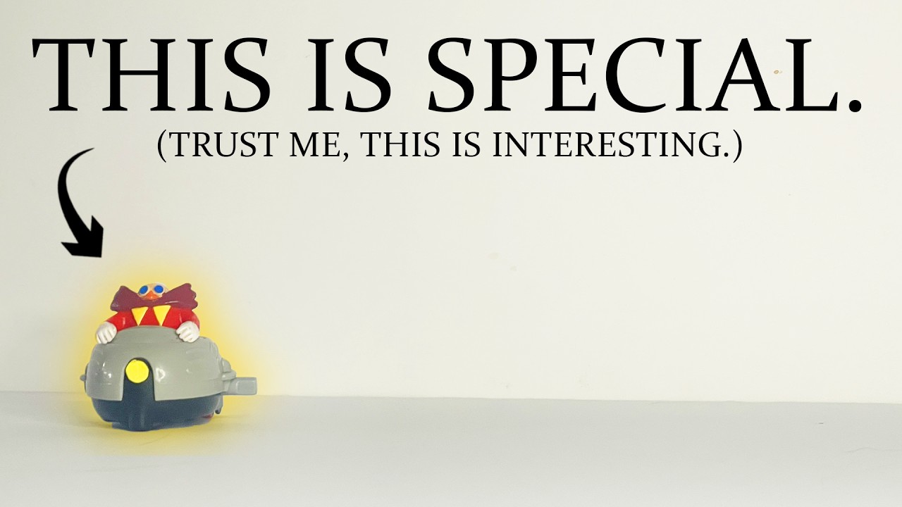 Эта игрушка Соник из Хэппи Мил имеет большое значение.