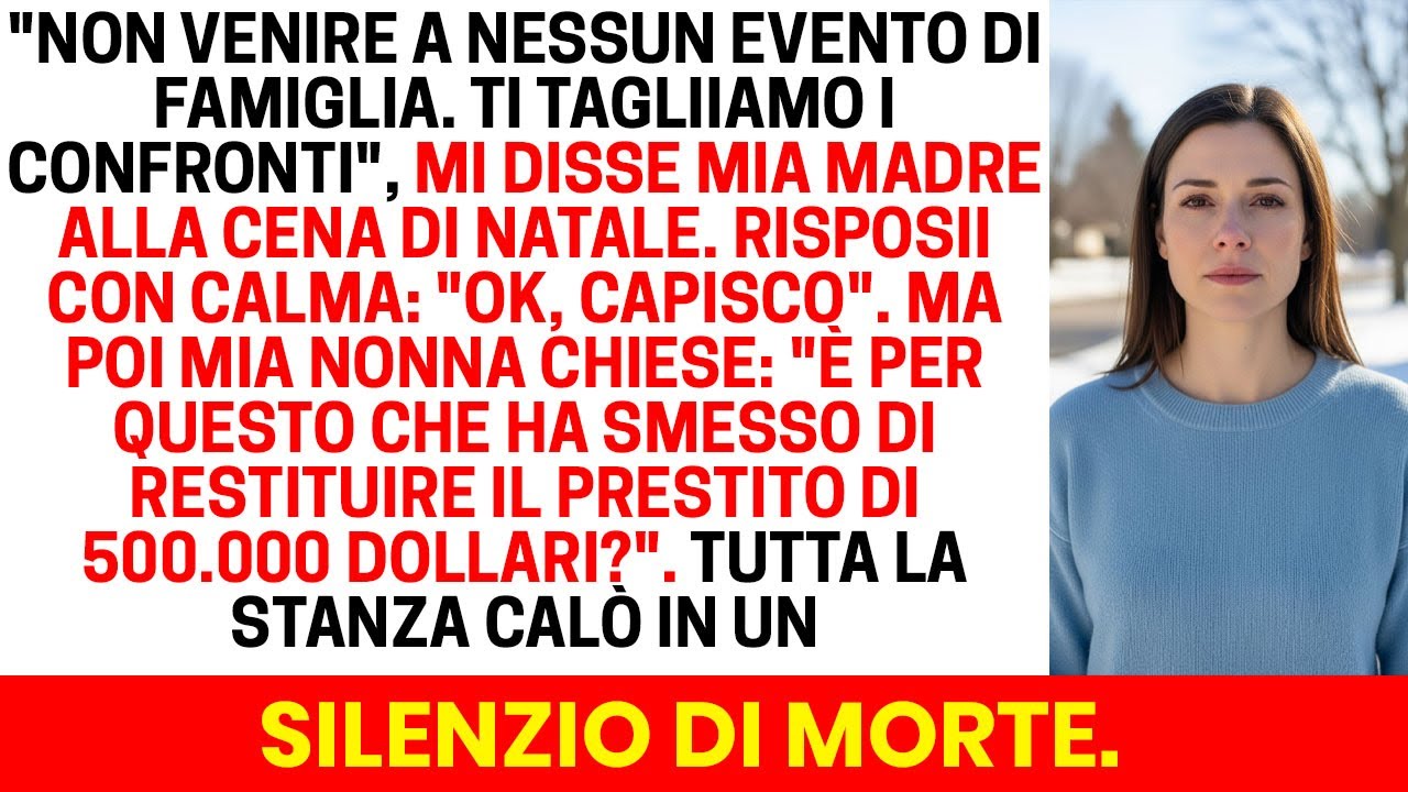 Rifiutato a Natale: mia madre mi ha detto di non venire alla riunione di famiglia
