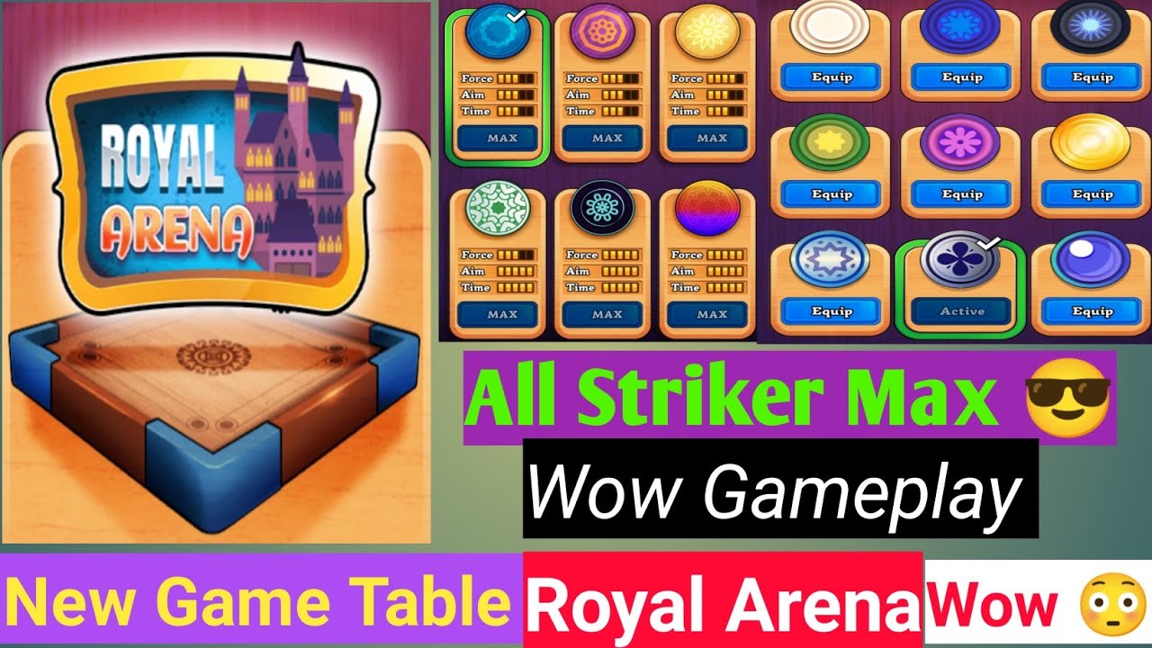 Royal Arena Gameplay😳 #carrompool #discpool