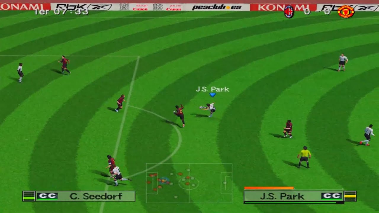 PES 6 - Manchester United UEFA Champions League [Copa Konami] (Máxima Dificultad)