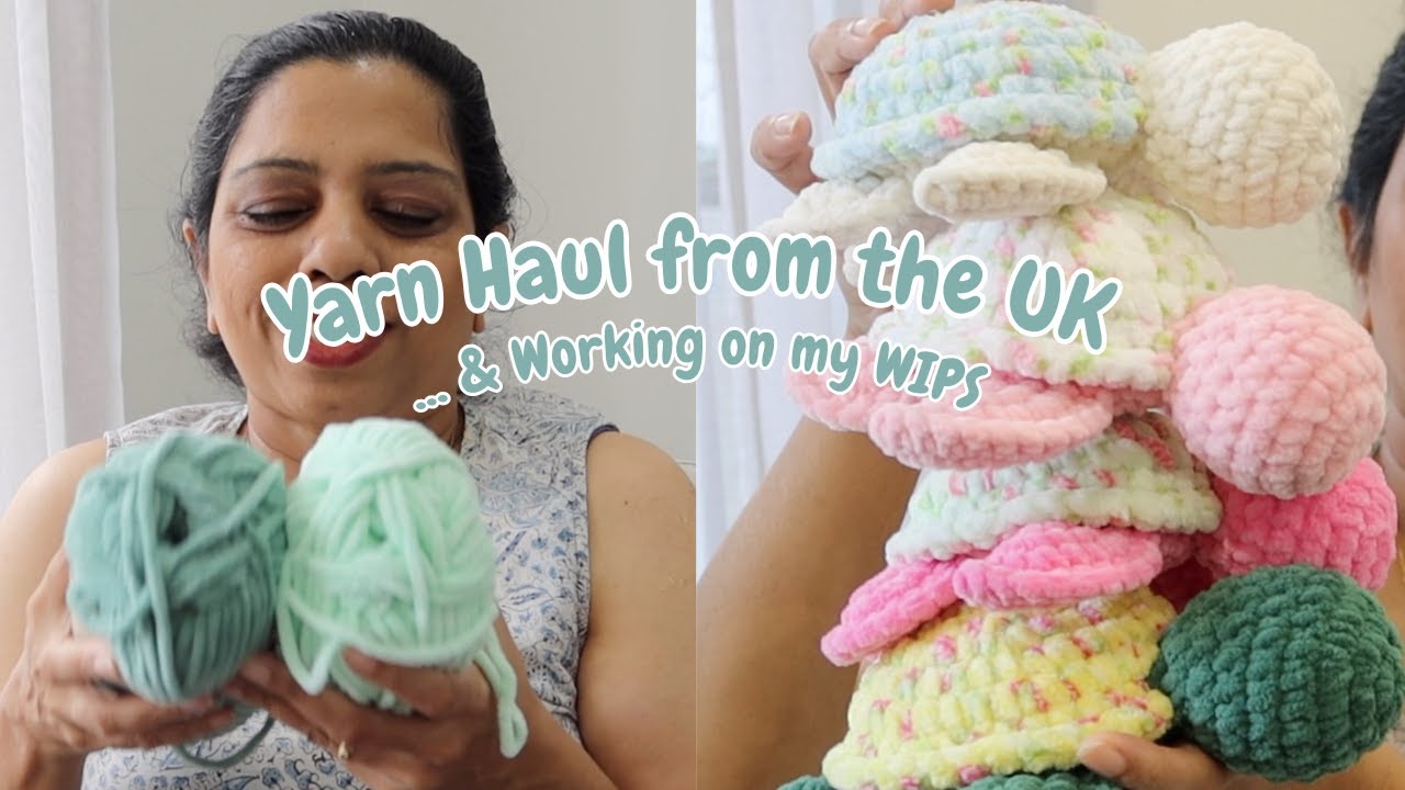 A Day in the life of a Crochet Small Business Owner - Yarn Haul from The Wool Warehouse