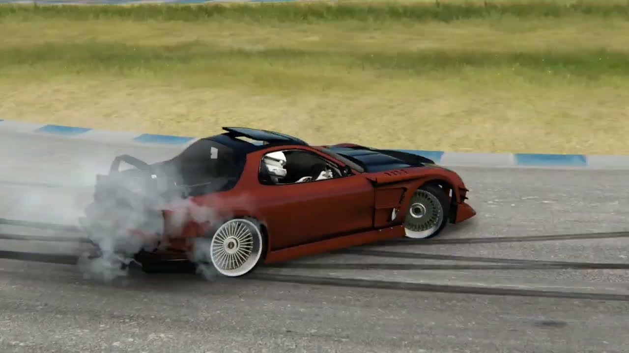 Mazda RX7 Wagon at Yosetsu Circuit