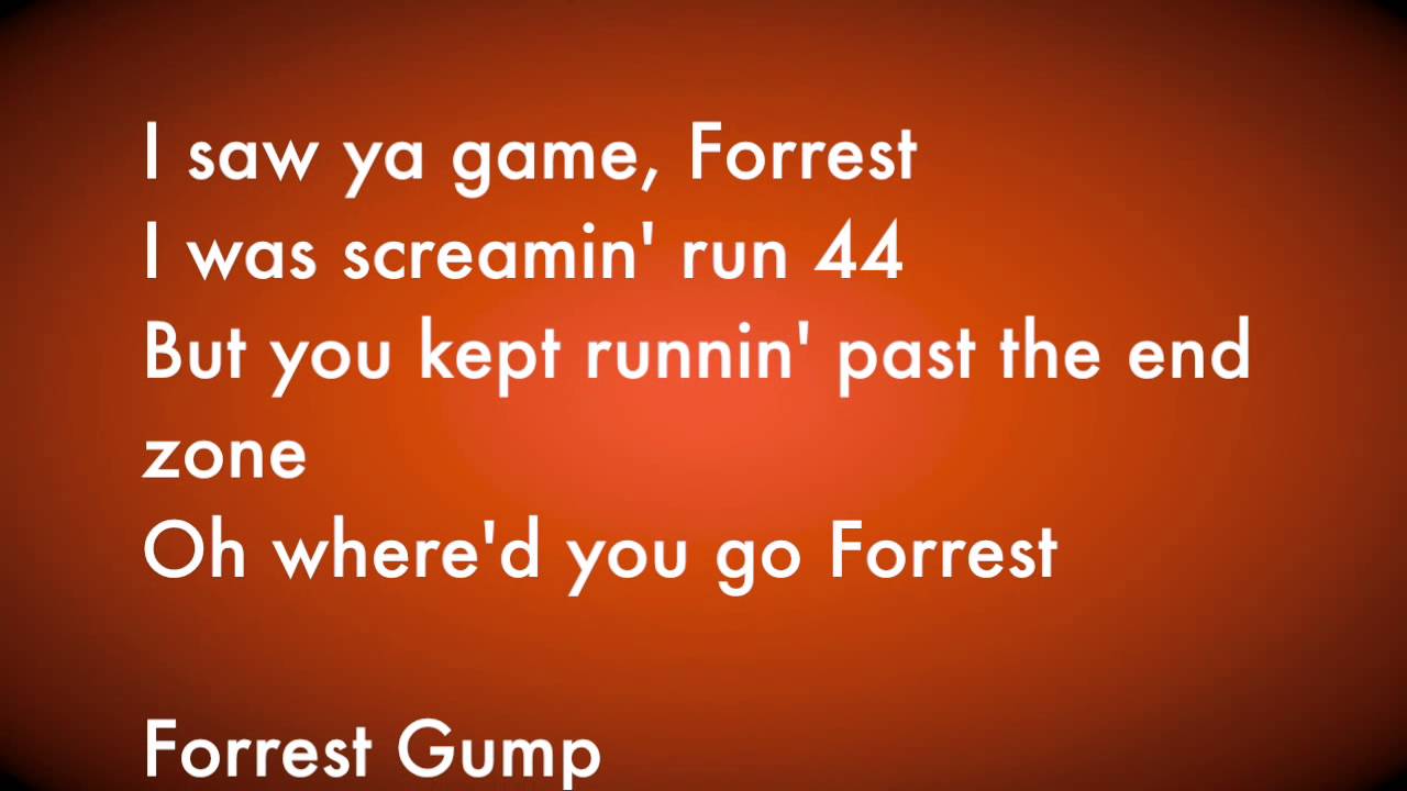 Frank Ocean - Forrest Gump Lyrics