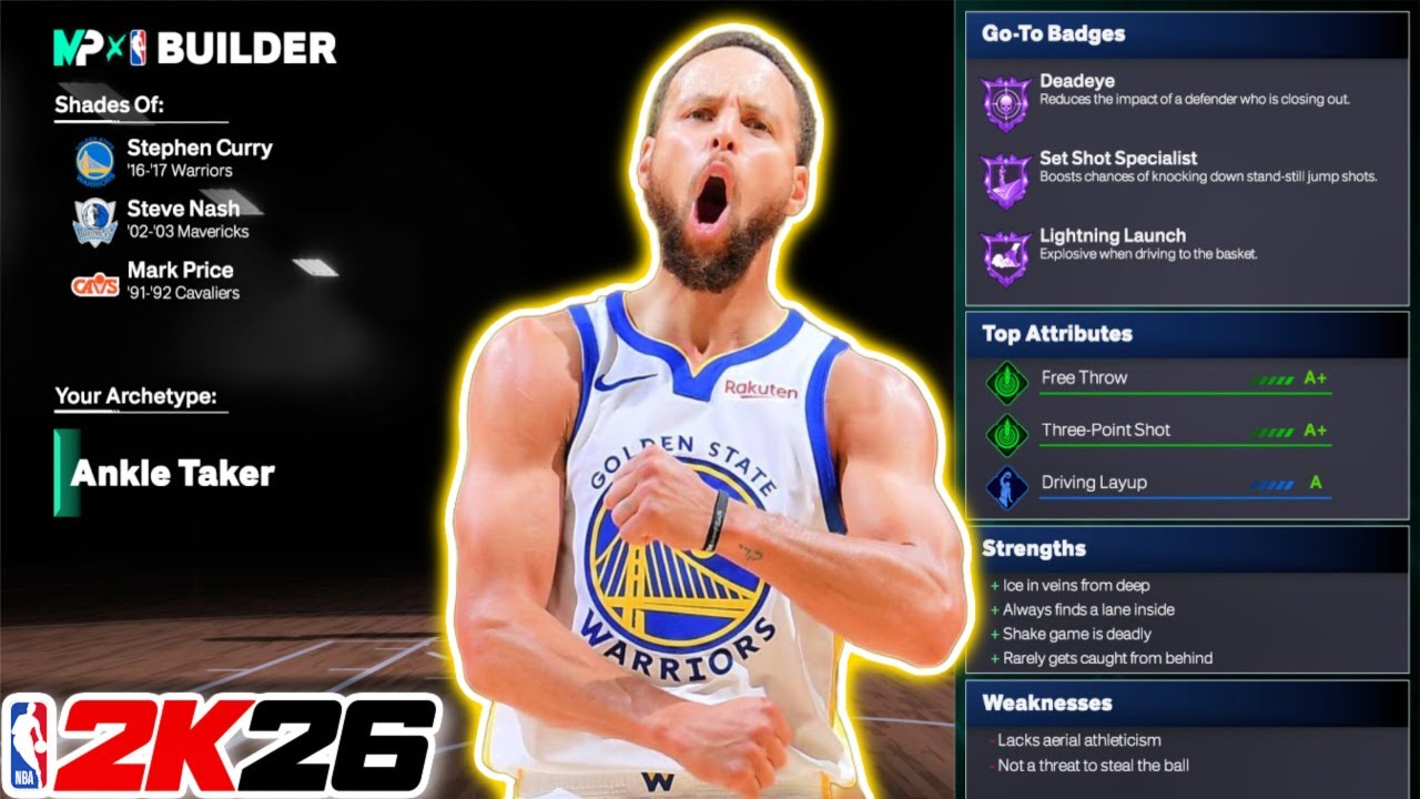 Best STEPHEN CURRY Build with *DEFENSE* in NBA 2K26