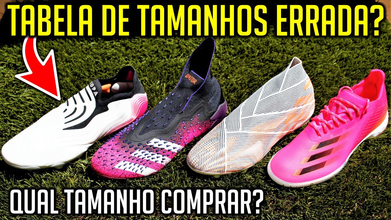 QUAL TAMANHO COMPRAR? 🤔 - Tabela de tamanhos da Adidas está ERRADA? - CEC INDICA