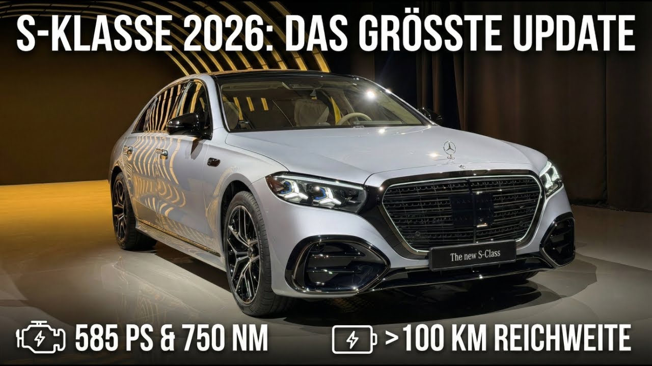 Plug-in-Hybrid S 580e 4Matic mit 585 PS & über 100 km E-Reichweite