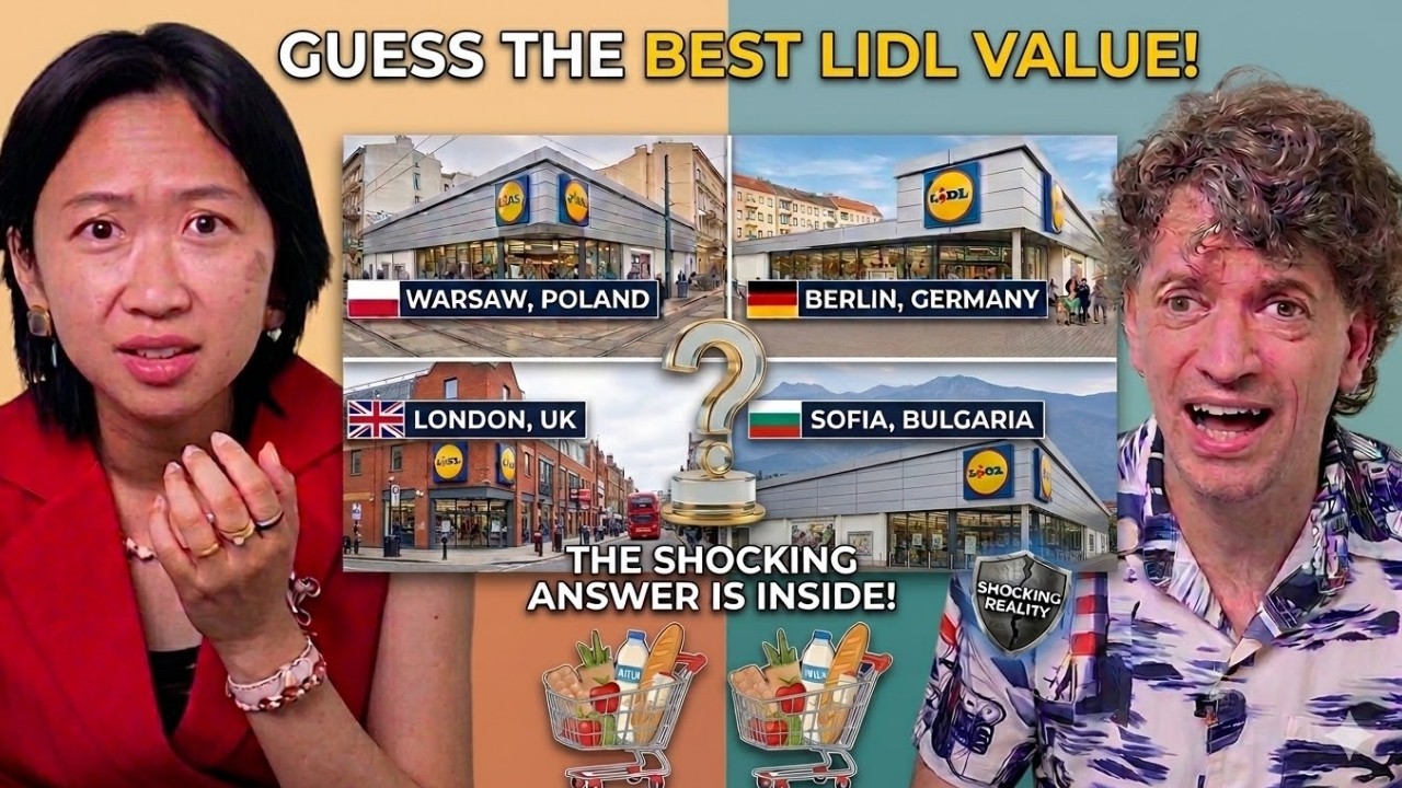 Comparing LIDL Grocery Store Prices in Warsaw, Berlin, London & Sofia