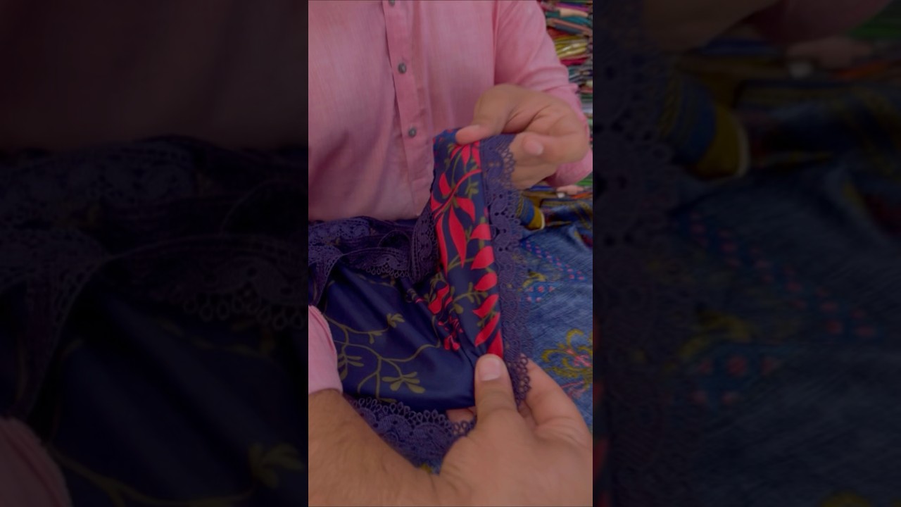 Making a navy blu💙lace dubata 