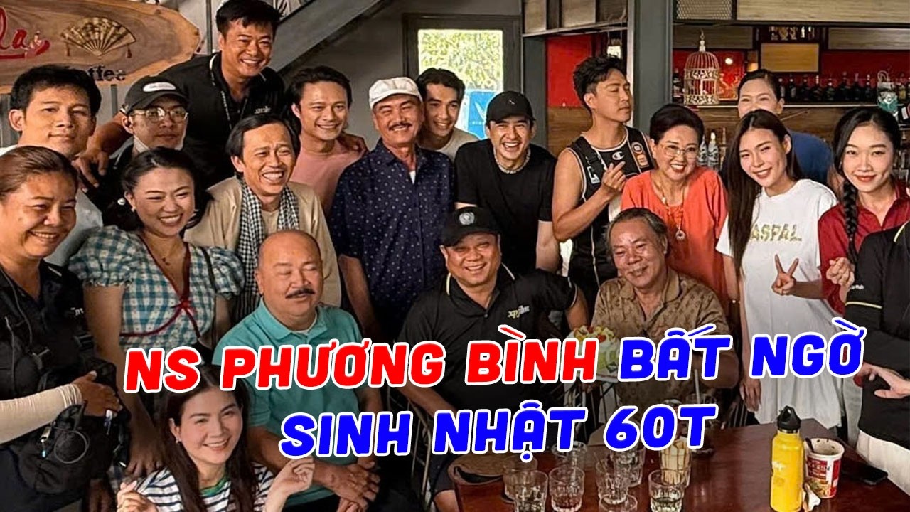 Đang quay film, bị úp sọt sinh nhật 60 t, P Bình ước diễn viên được tăng lương, nhà sản xuất lên máu