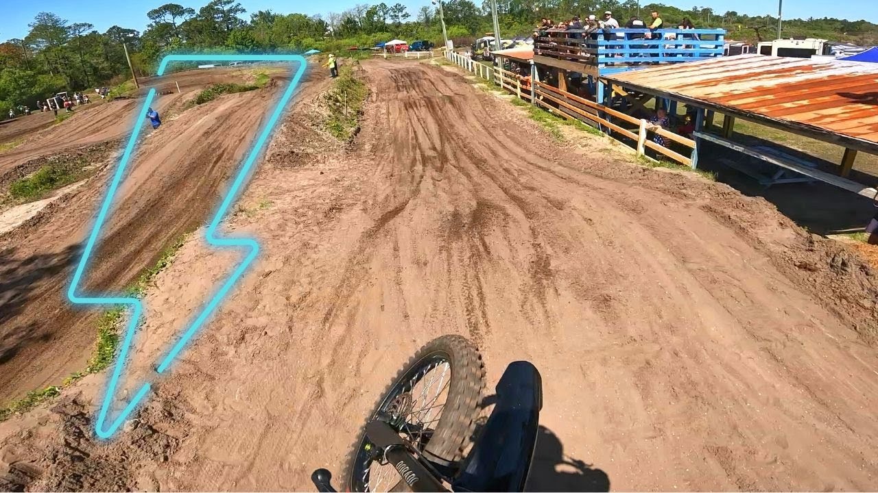 Electric Motocross Sur Ron Pit Bike MX Racing at Pax Trax E Jam Series