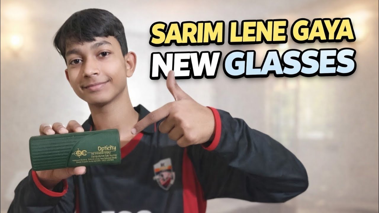 Maine aj new glasses liye han 😎❤️#VIDEO #entertainment #newvlog 