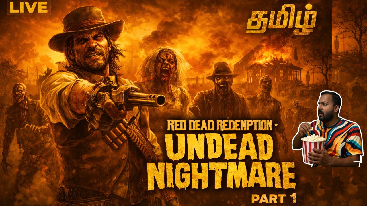 Red Dead Redemption 1 Zombie Mode Tamil Gameplay | Undead Nightmare Begins | Part 1 | Commander VKI