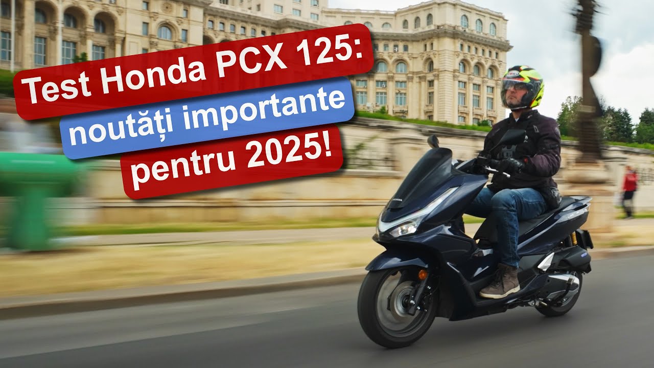 Test Honda PCX 125: noutăți importante pentru 2025!