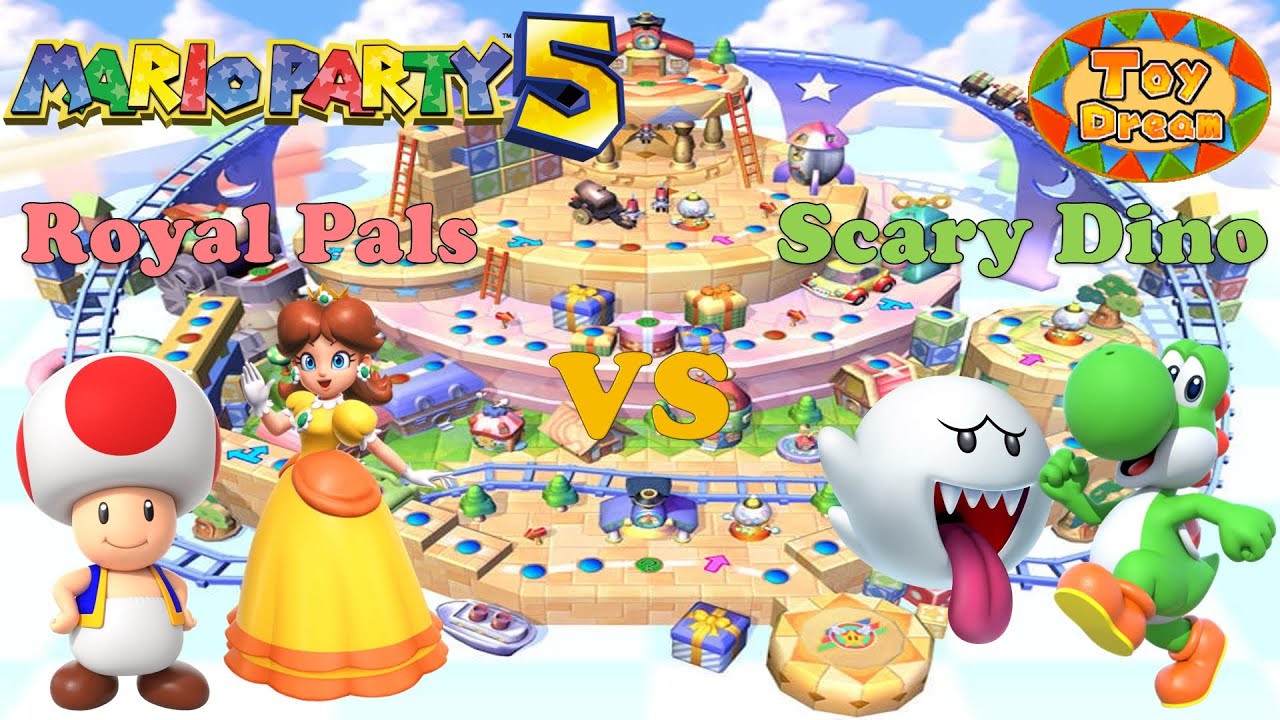 Mario Party 5 - Toad & Daisy vs Yoshi & Boo - Toy Dream