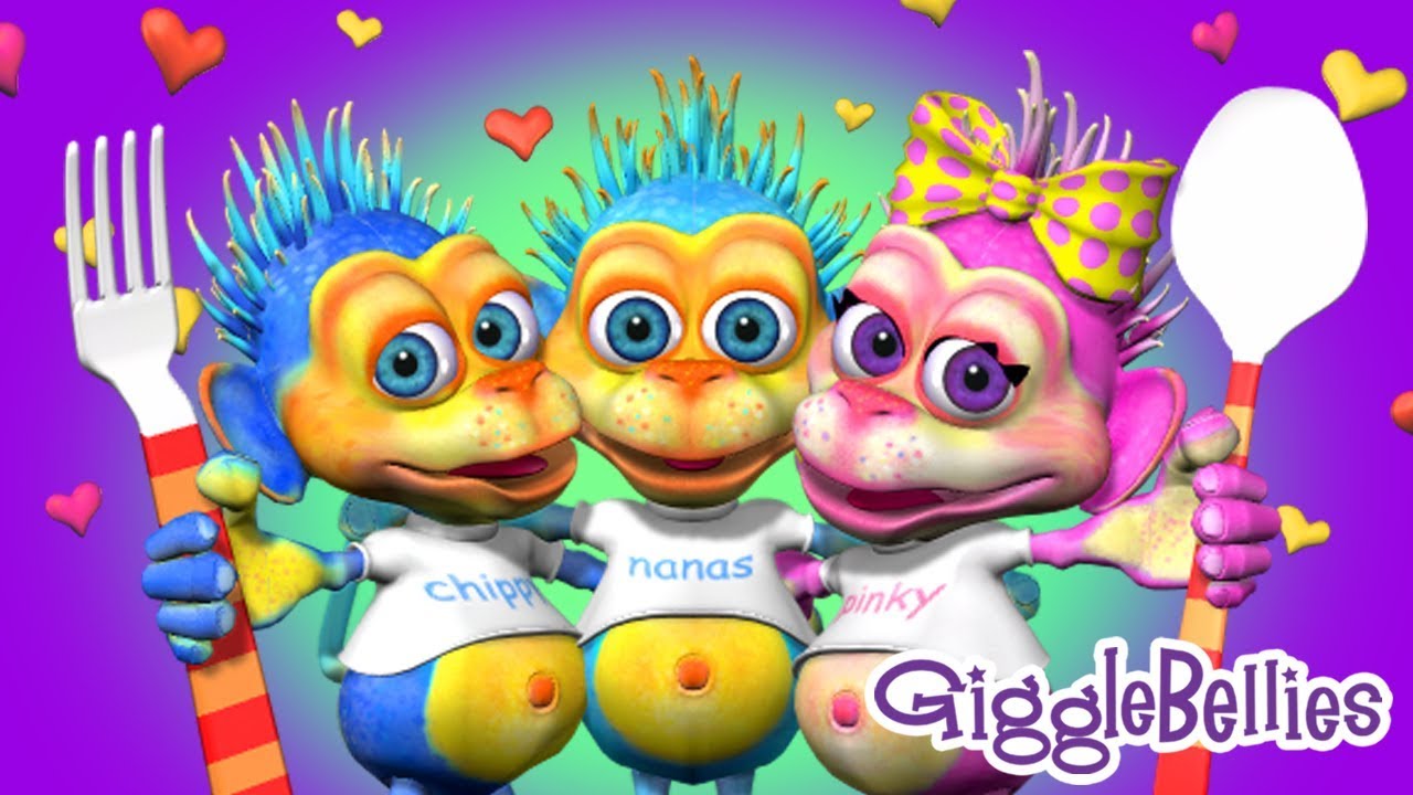 Apples & Bananas? Nooo.. It's Bananas, Coconuts & Pineapples! | Funny Kids Songs | GiggleBellies